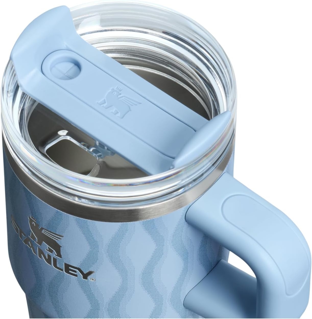 image:imageSTANLEY Quencher H20 Flow State Tumbler 20 oz Frost SprinkleSlate Blue Drift