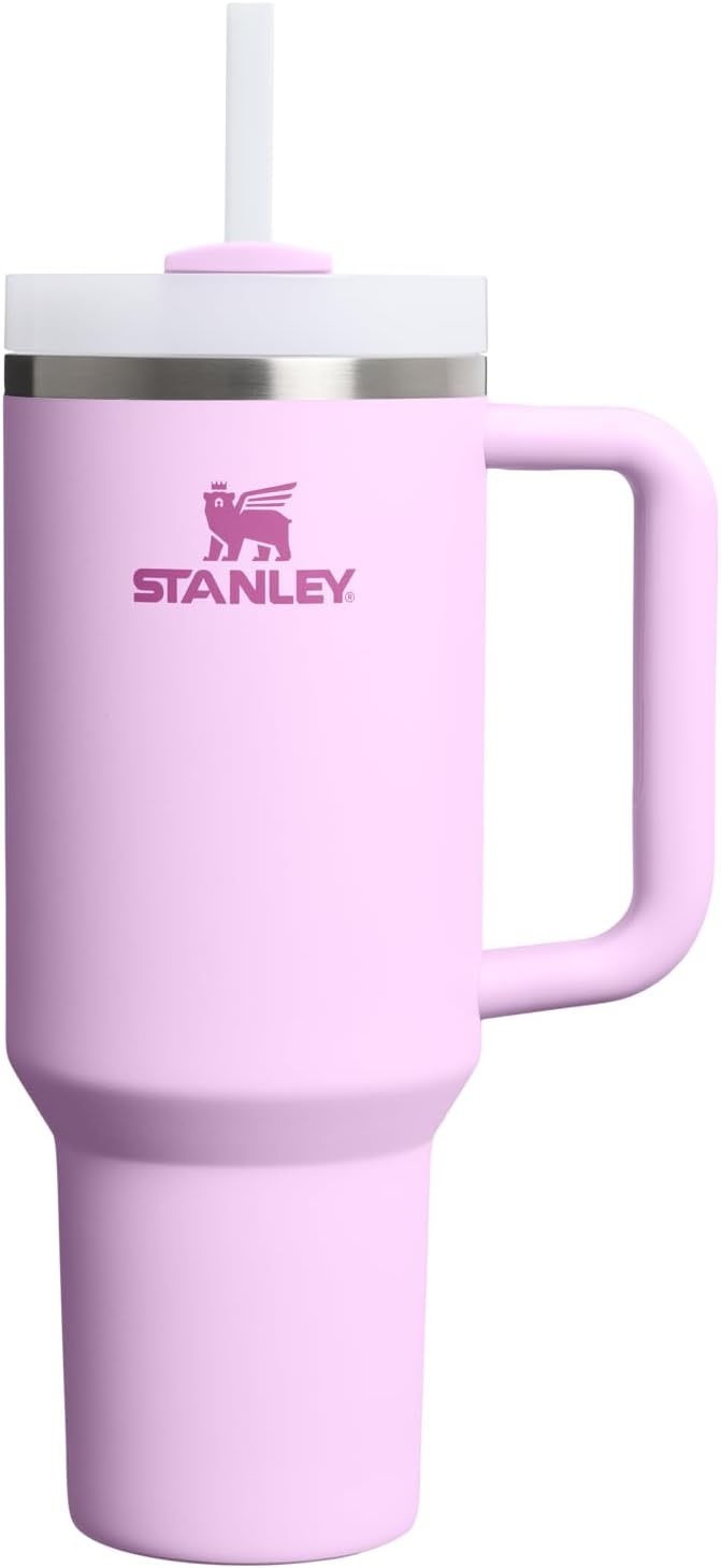 image:imageSTANLEY Quencher H20 Flow State Tumbler 20 oz Frost SprinkleSoft Orchid