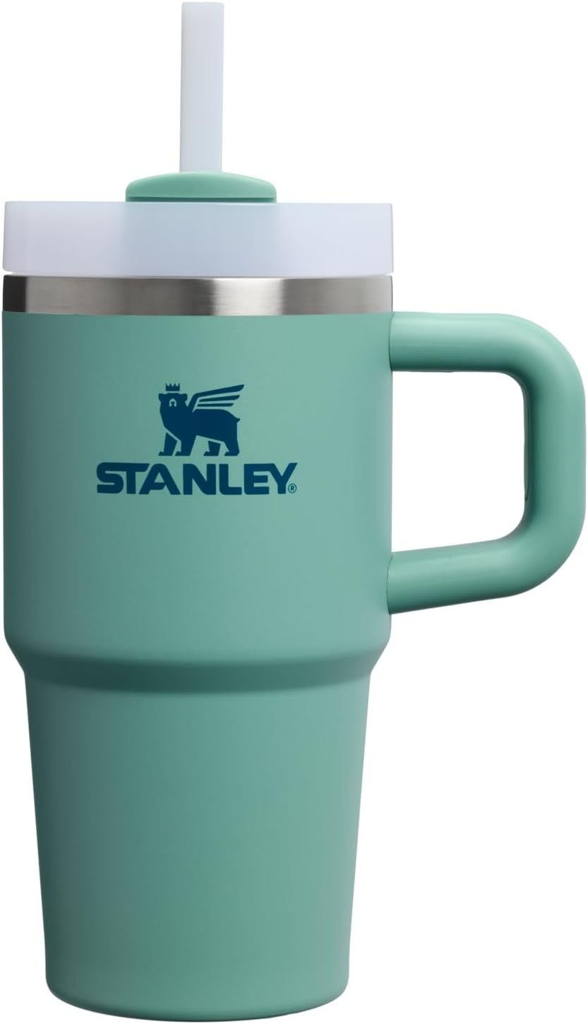 image:imageSTANLEY Quencher H20 Flow State Tumbler 20 oz Frost SprinkleSpring Green