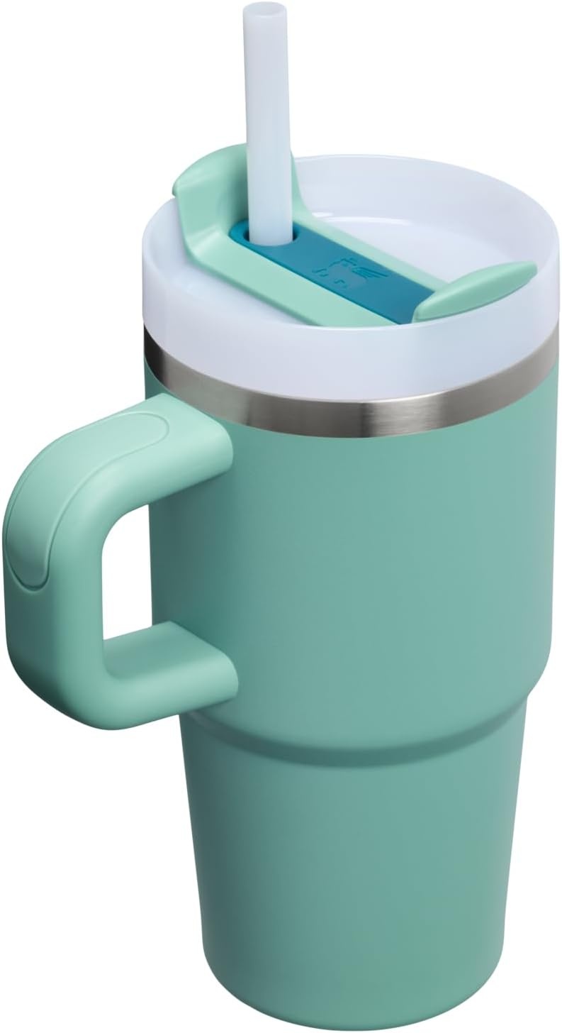 image:imageSTANLEY Quencher H20 Flow State Tumbler 20 oz Frost SprinkleSpring Green