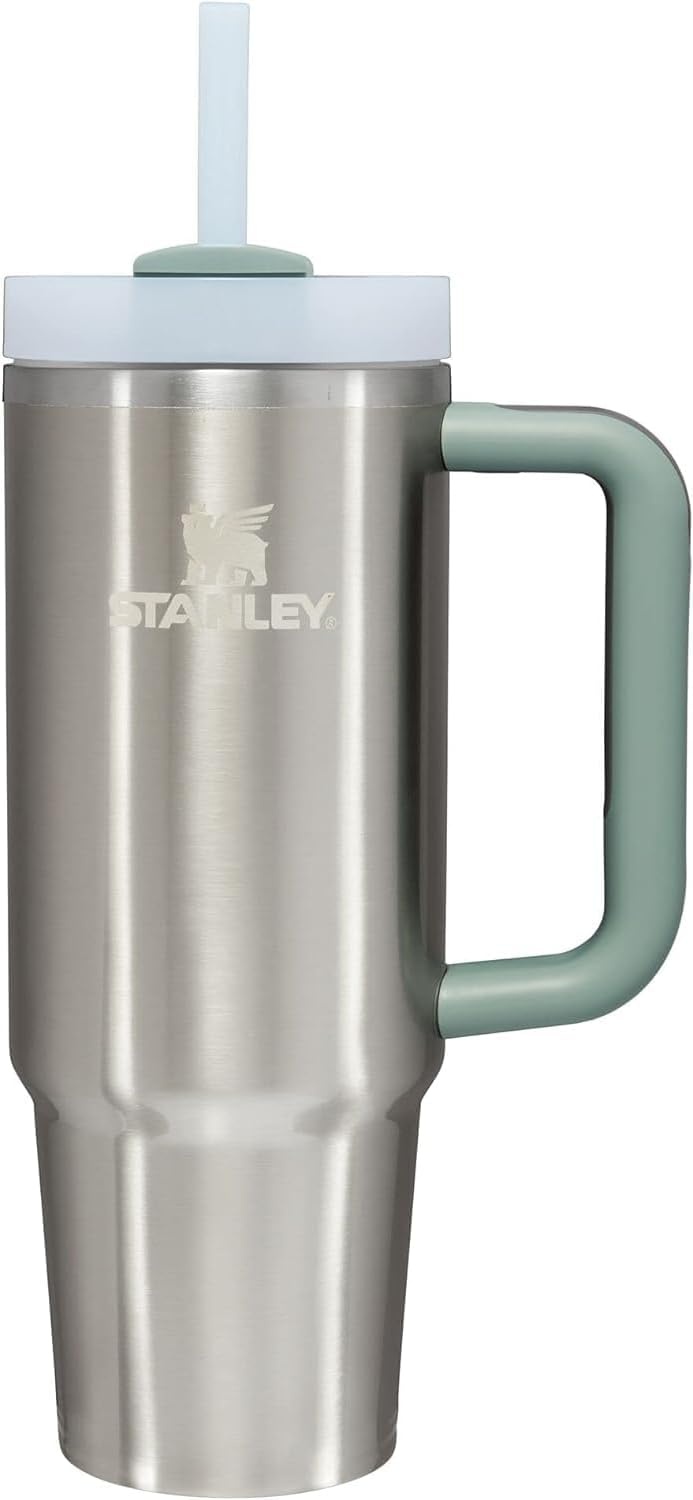 image:imageSTANLEY Quencher H20 Flow State Tumbler 20 oz Frost SprinkleStainless Steel Shale