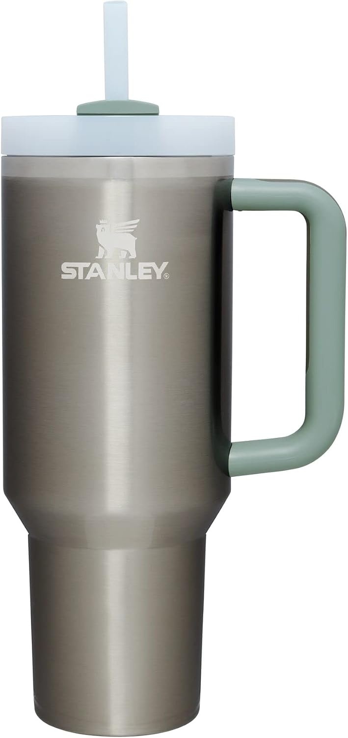 image:imageSTANLEY Quencher H20 Flow State Tumbler 20 oz Frost SprinkleStainless Steel Shale
