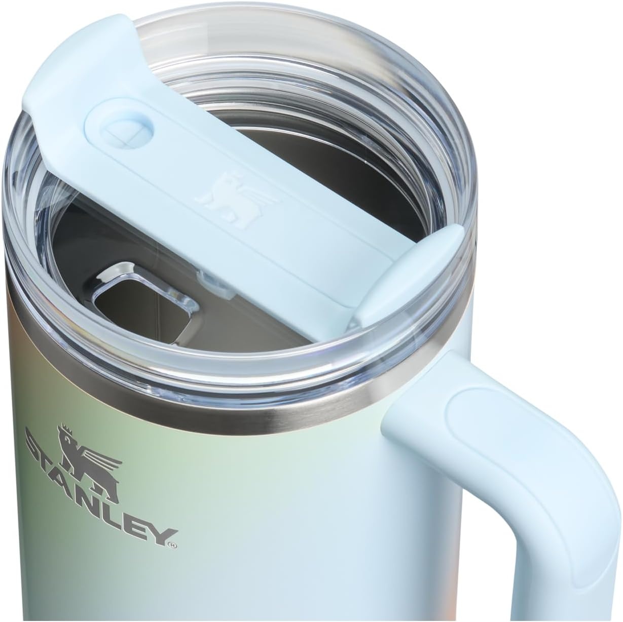 image:imageSTANLEY Quencher H20 Flow State Tumbler 20 oz Frost SprinkleSunrise Spiral
