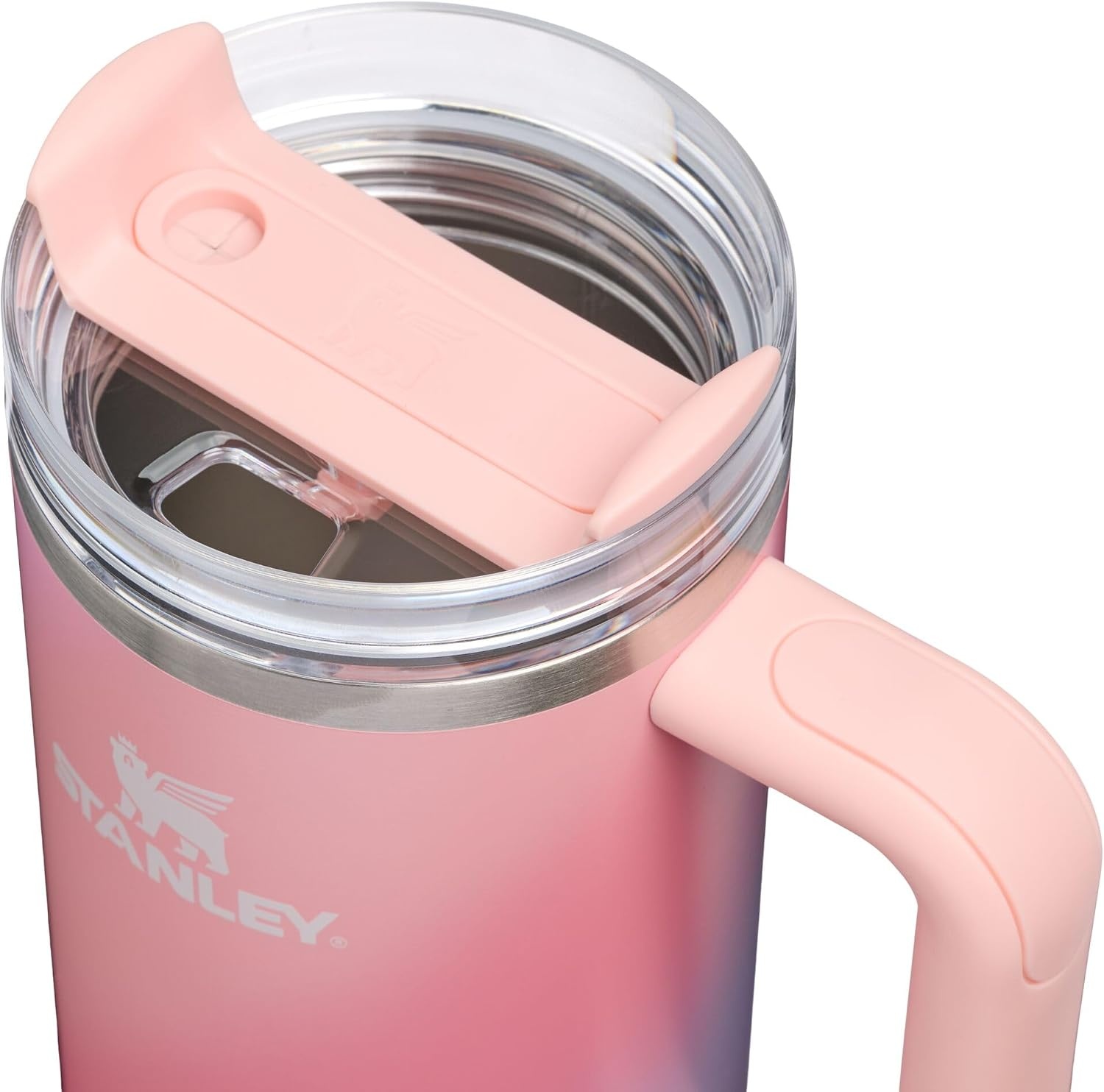 image:imageSTANLEY Quencher H20 Flow State Tumbler 20 oz Frost SprinkleSunset Spiral