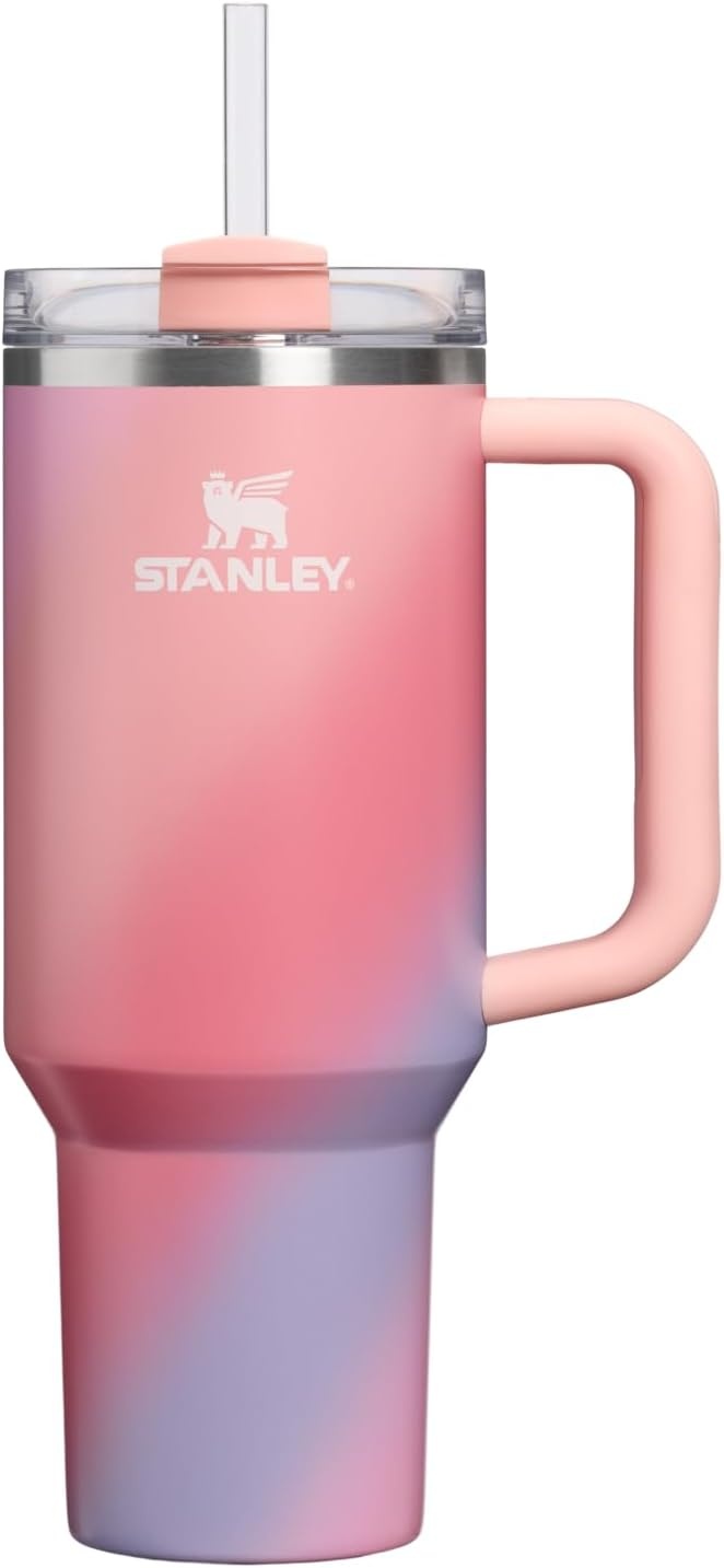 image:imageSTANLEY Quencher H20 Flow State Tumbler 20 oz Frost SprinkleSunset Spiral