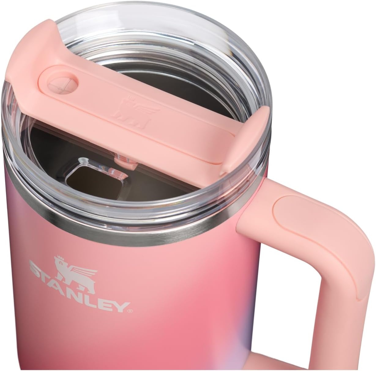 image:imageSTANLEY Quencher H20 Flow State Tumbler 20 oz Frost SprinkleSunset Spiral