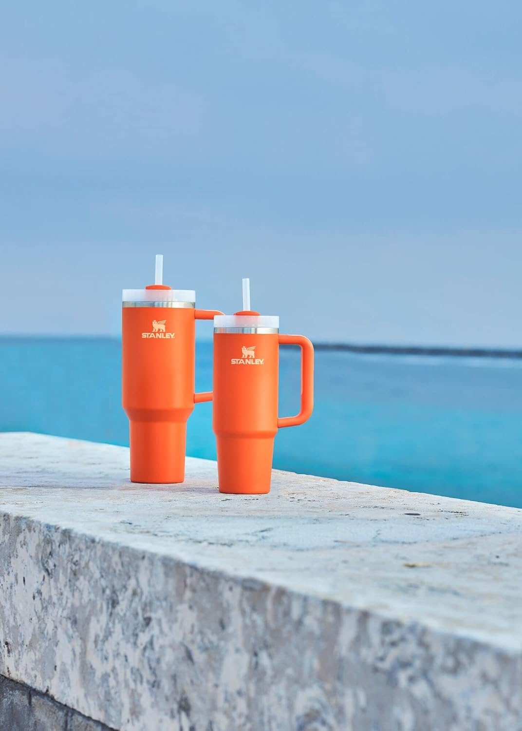 image:imageSTANLEY Quencher H20 Flow State Tumbler 20 oz Frost SprinkleTigerlily