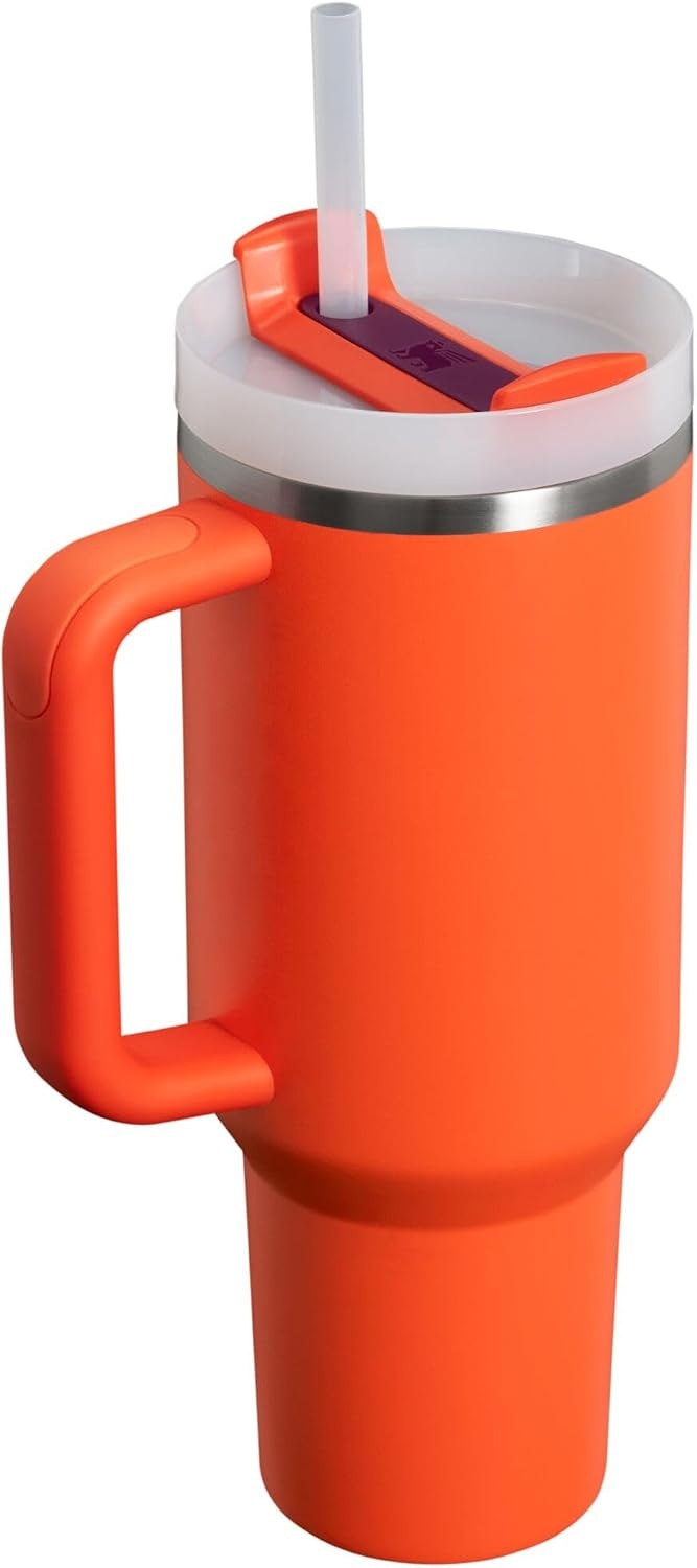 image:imageSTANLEY Quencher H20 Flow State Tumbler 20 oz Frost SprinkleTigerlily Plum