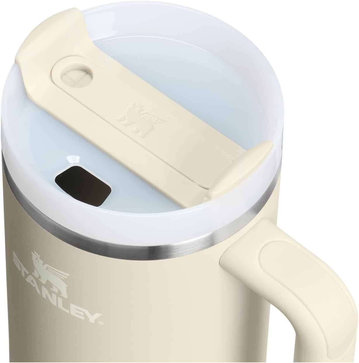 image:imageSTANLEY Quencher H20 Flow State Tumbler 20 oz Frost SprinkleToasted Almond