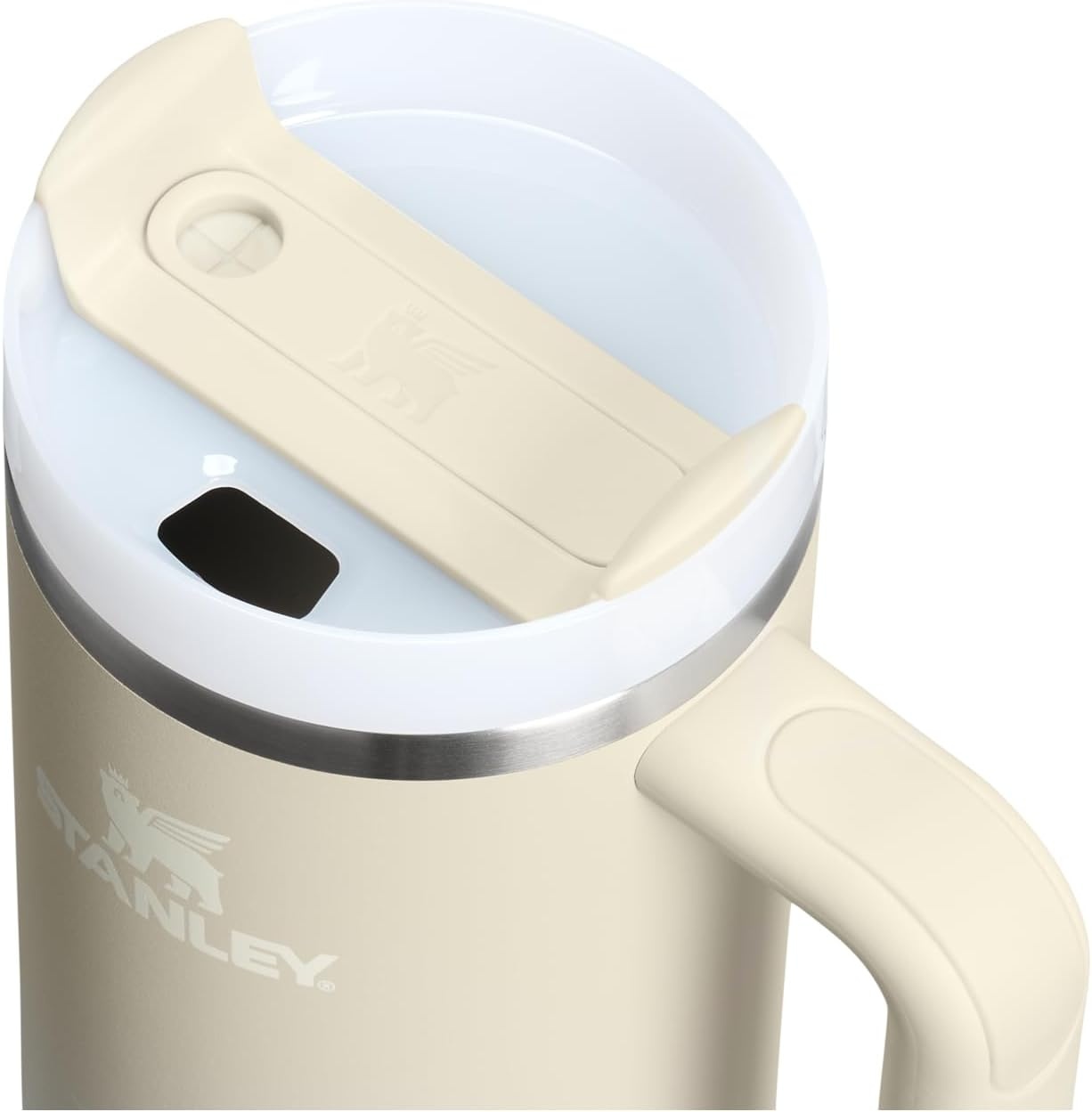 image:imageSTANLEY Quencher H20 Flow State Tumbler 20 oz Frost SprinkleToasted Almond