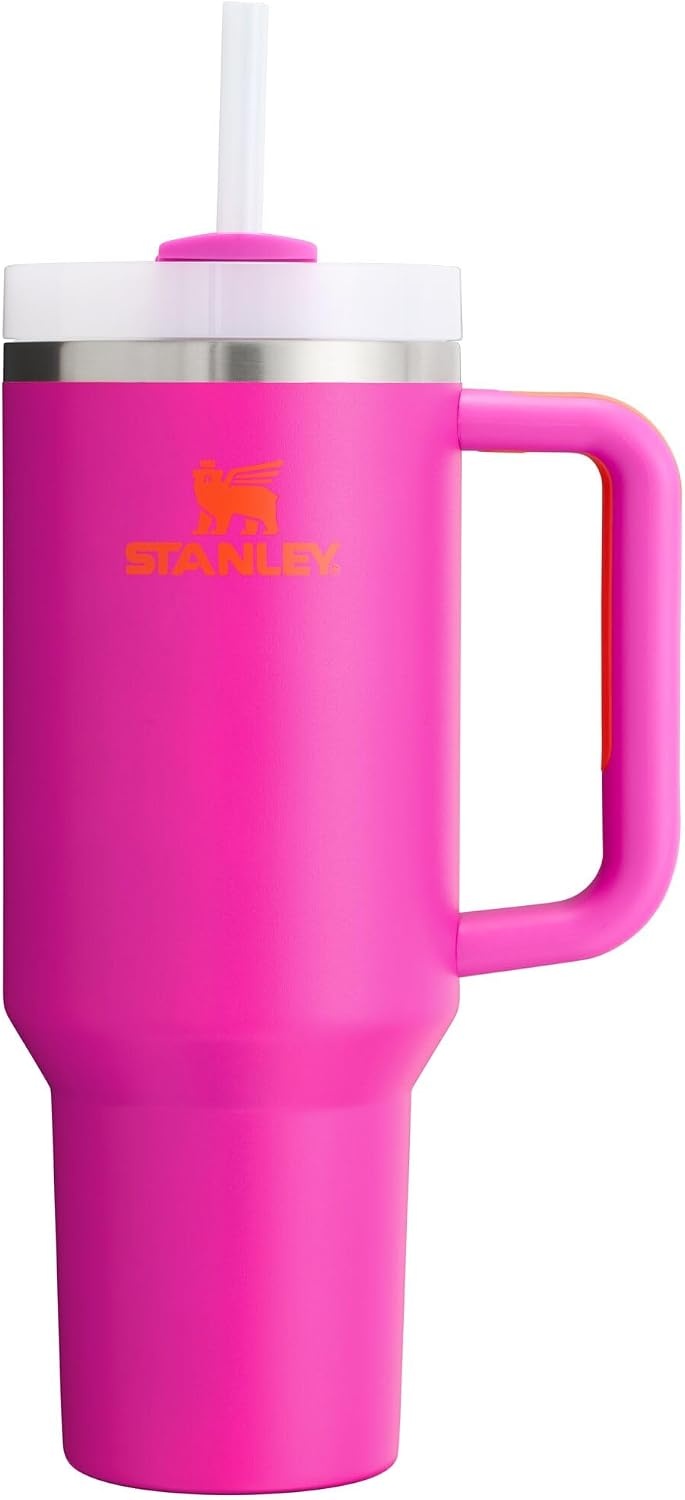 image:imageSTANLEY Quencher H20 Flow State Tumbler 20 oz Frost SprinkleVivid Violet