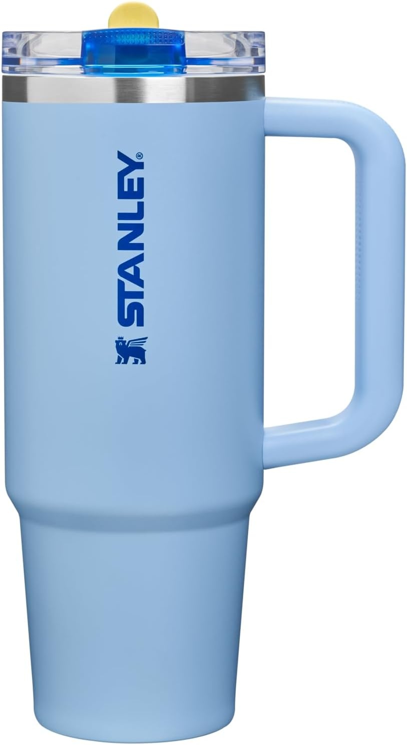 image:imageSTANLEY Quencher ProTour Flipstraw Tumbler 30 oz Multi InterfusionCornflower Admiral Blue