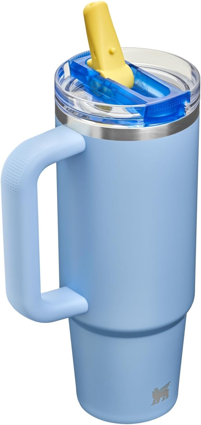 image:imageSTANLEY Quencher ProTour Flipstraw Tumbler 30 oz Multi InterfusionCornflower Admiral Blue