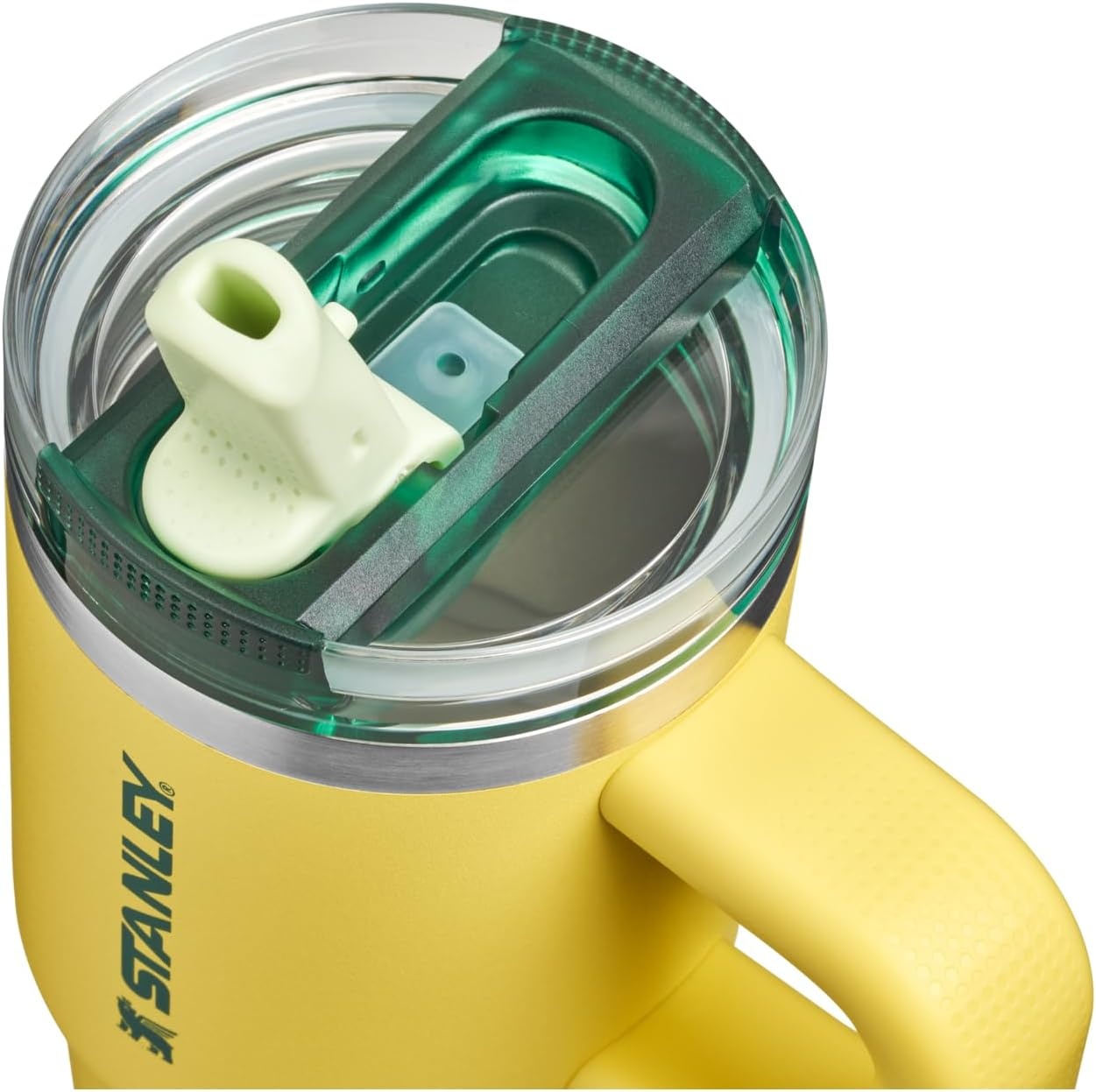 image:imageSTANLEY Quencher ProTour Flipstraw Tumbler 30 oz Multi InterfusionDaffodil Emerald