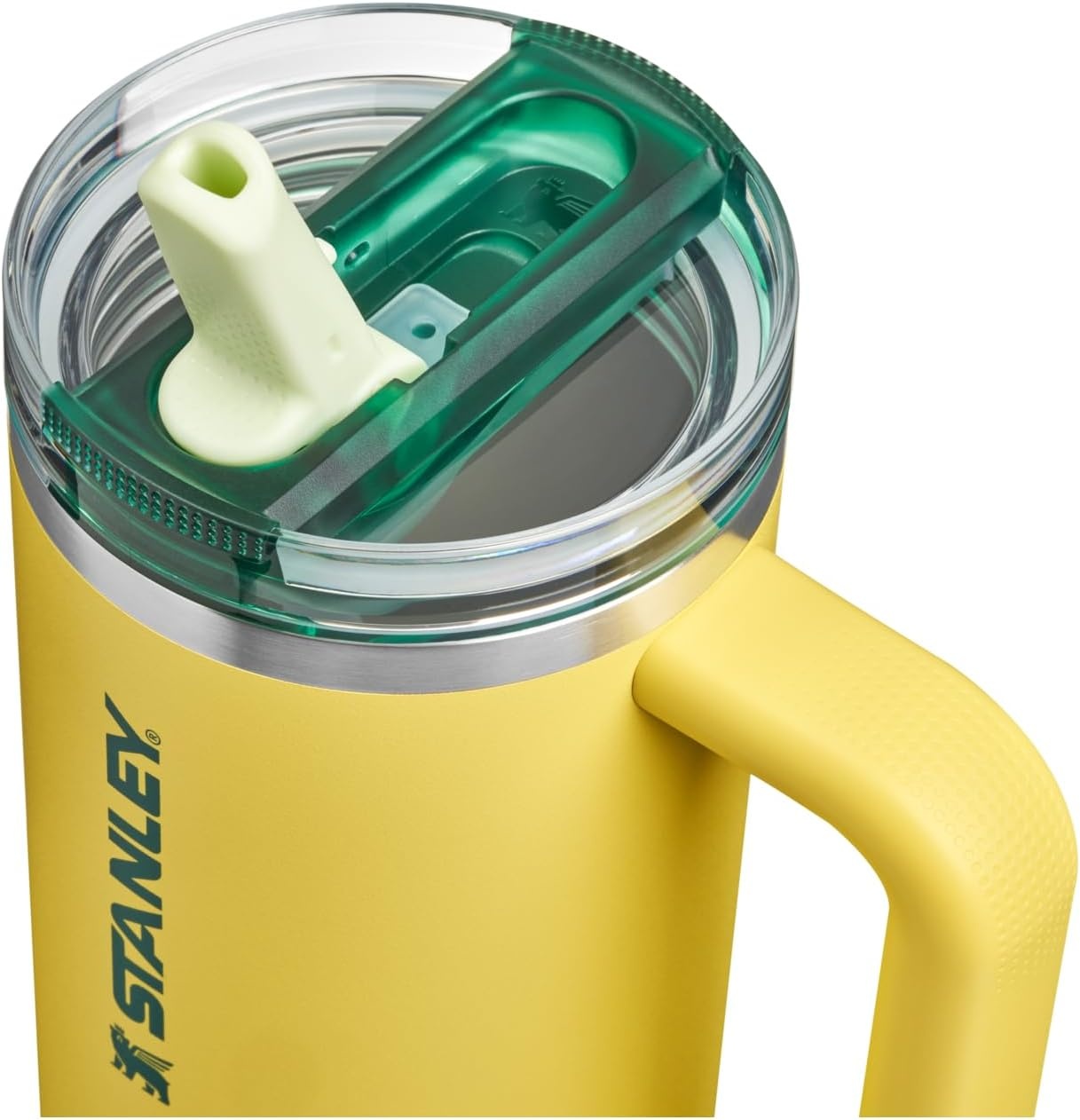 image:imageSTANLEY Quencher ProTour Flipstraw Tumbler 30 oz Multi InterfusionDaffodil Emerald