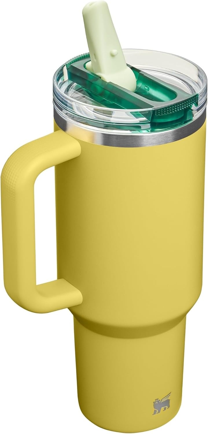 image:imageSTANLEY Quencher ProTour Flipstraw Tumbler 30 oz Multi InterfusionDaffodil Emerald
