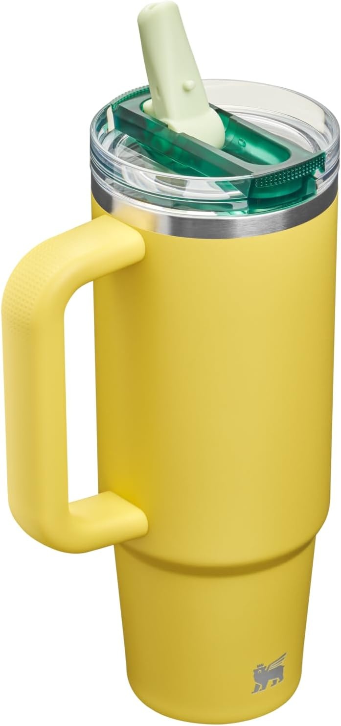 image:imageSTANLEY Quencher ProTour Flipstraw Tumbler 30 oz Multi InterfusionDaffodil Emerald