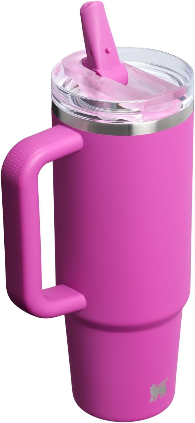 image:imageSTANLEY Quencher ProTour Flipstraw Tumbler 30 oz Multi InterfusionDark Blossom