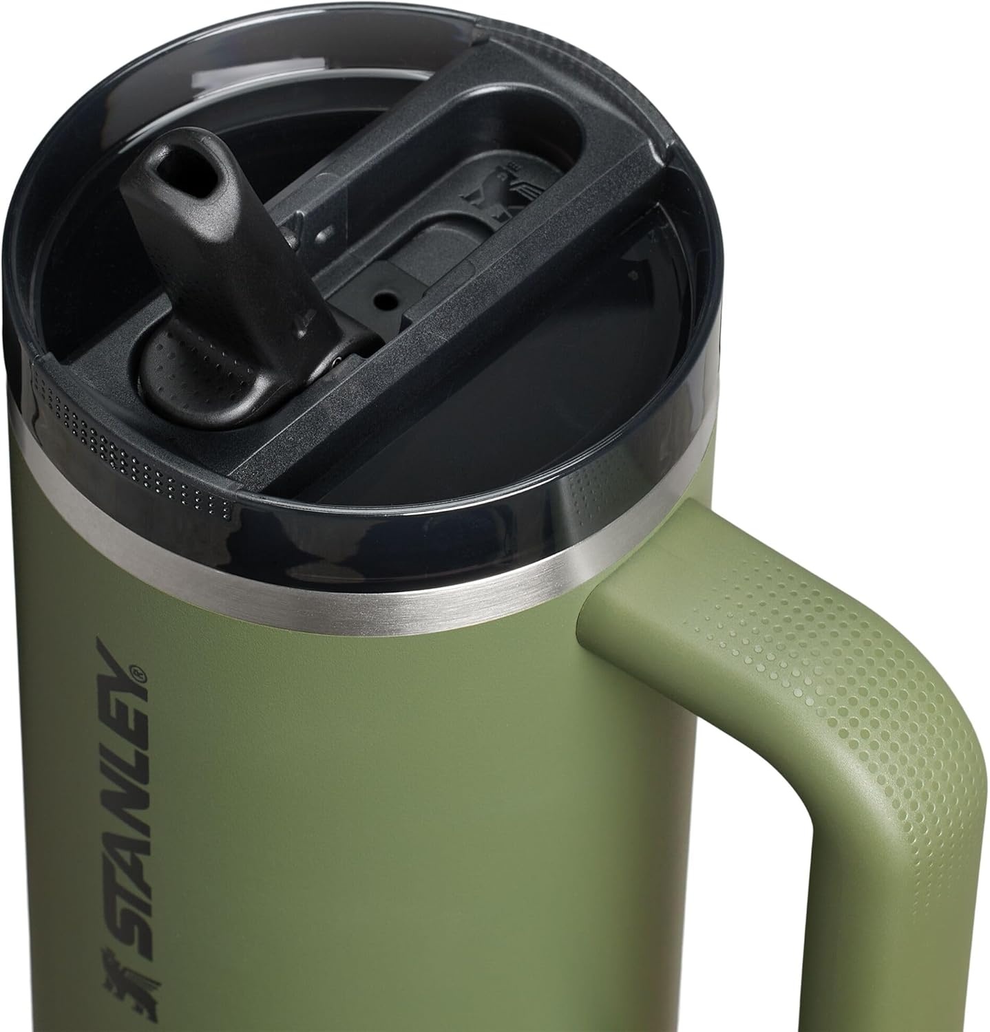 image:imageSTANLEY Quencher ProTour Flipstraw Tumbler 30 oz Multi InterfusionDried Pine VRT