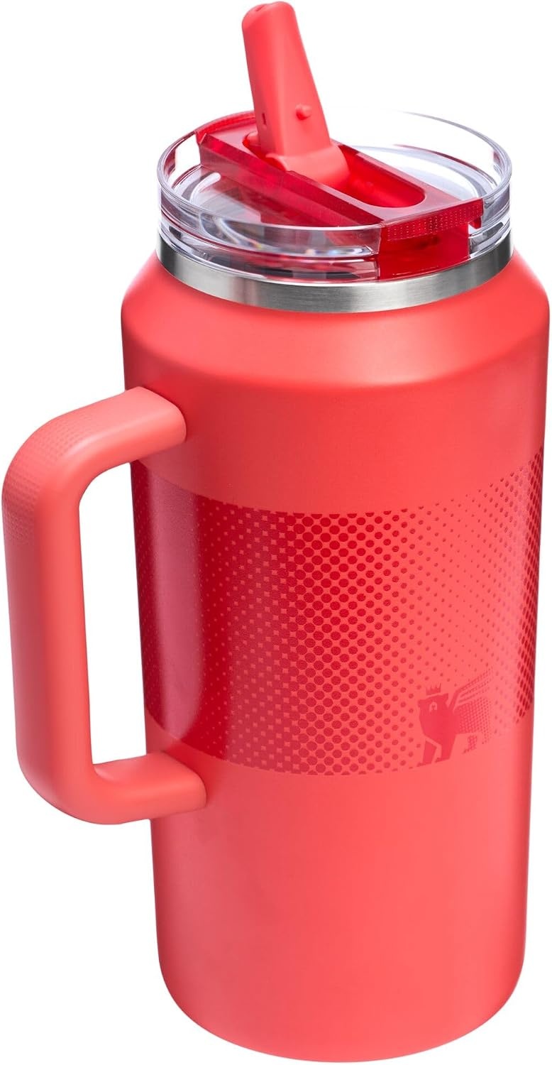 image:imageSTANLEY Quencher ProTour Flipstraw Tumbler 30 oz Multi InterfusionHot Coral Fade