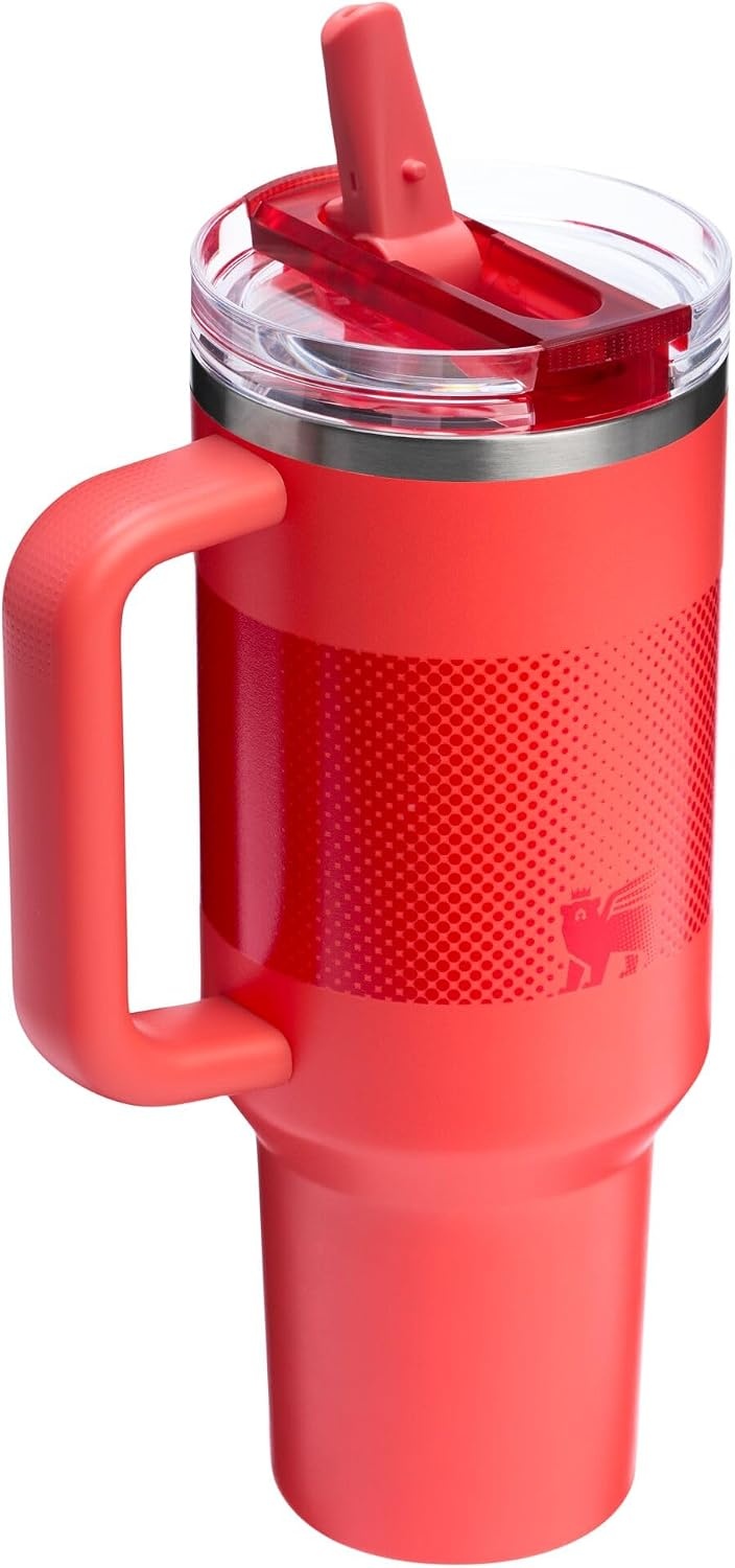 image:imageSTANLEY Quencher ProTour Flipstraw Tumbler 30 oz Multi InterfusionHot Coral Fade