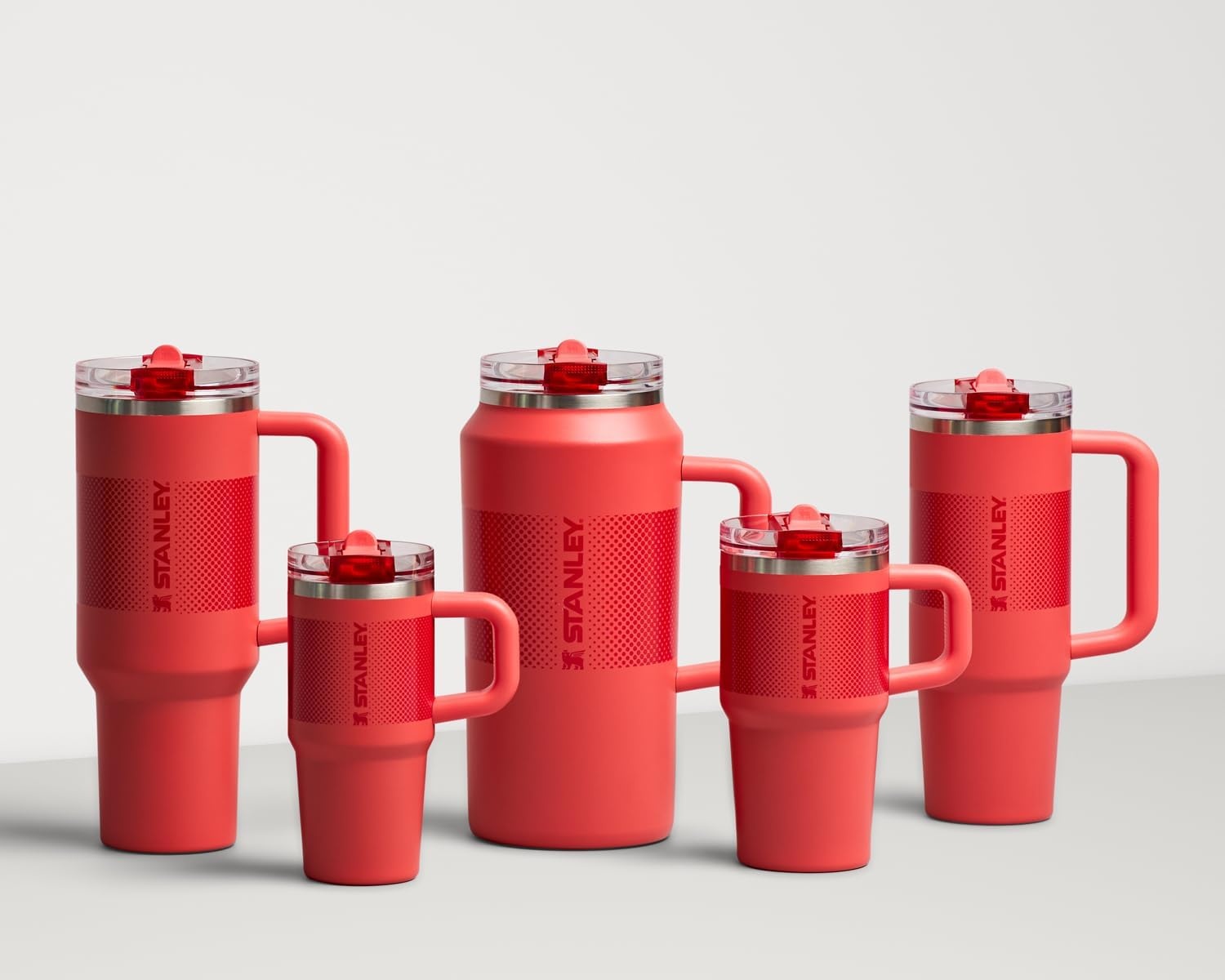 image:imageSTANLEY Quencher ProTour Flipstraw Tumbler 30 oz Multi InterfusionHot Coral Fade