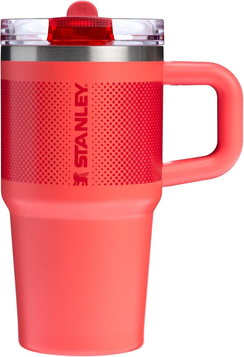 image:imageSTANLEY Quencher ProTour Flipstraw Tumbler 30 oz Multi InterfusionHot Coral Fade