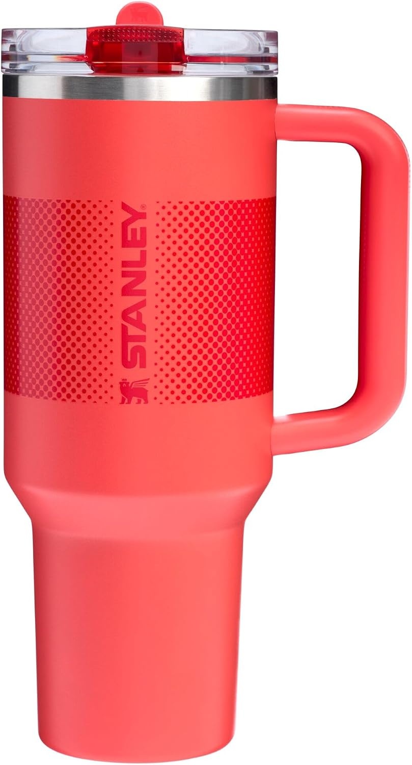 image:imageSTANLEY Quencher ProTour Flipstraw Tumbler 30 oz Multi InterfusionHot Coral Fade