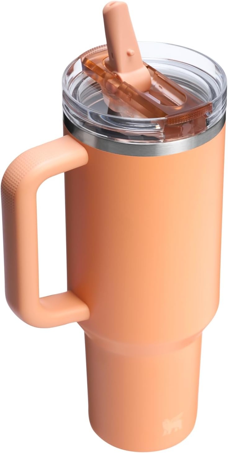 image:imageSTANLEY Quencher ProTour Flipstraw Tumbler 30 oz Multi InterfusionOasis Apricot