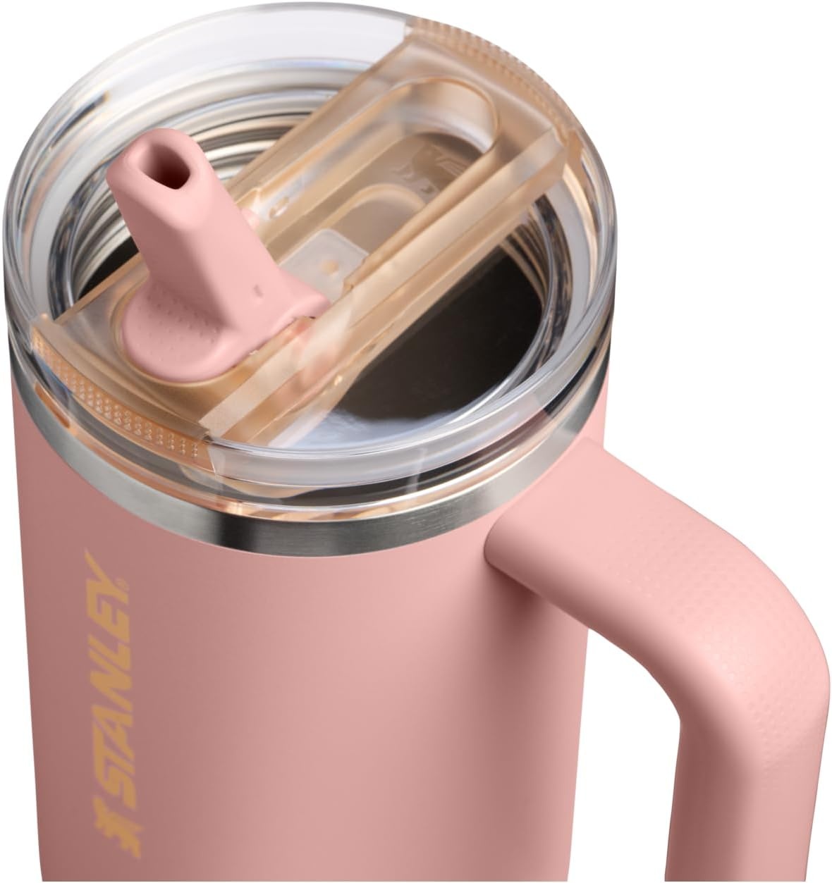 image:imageSTANLEY Quencher ProTour Flipstraw Tumbler 30 oz Multi InterfusionPeach Rose