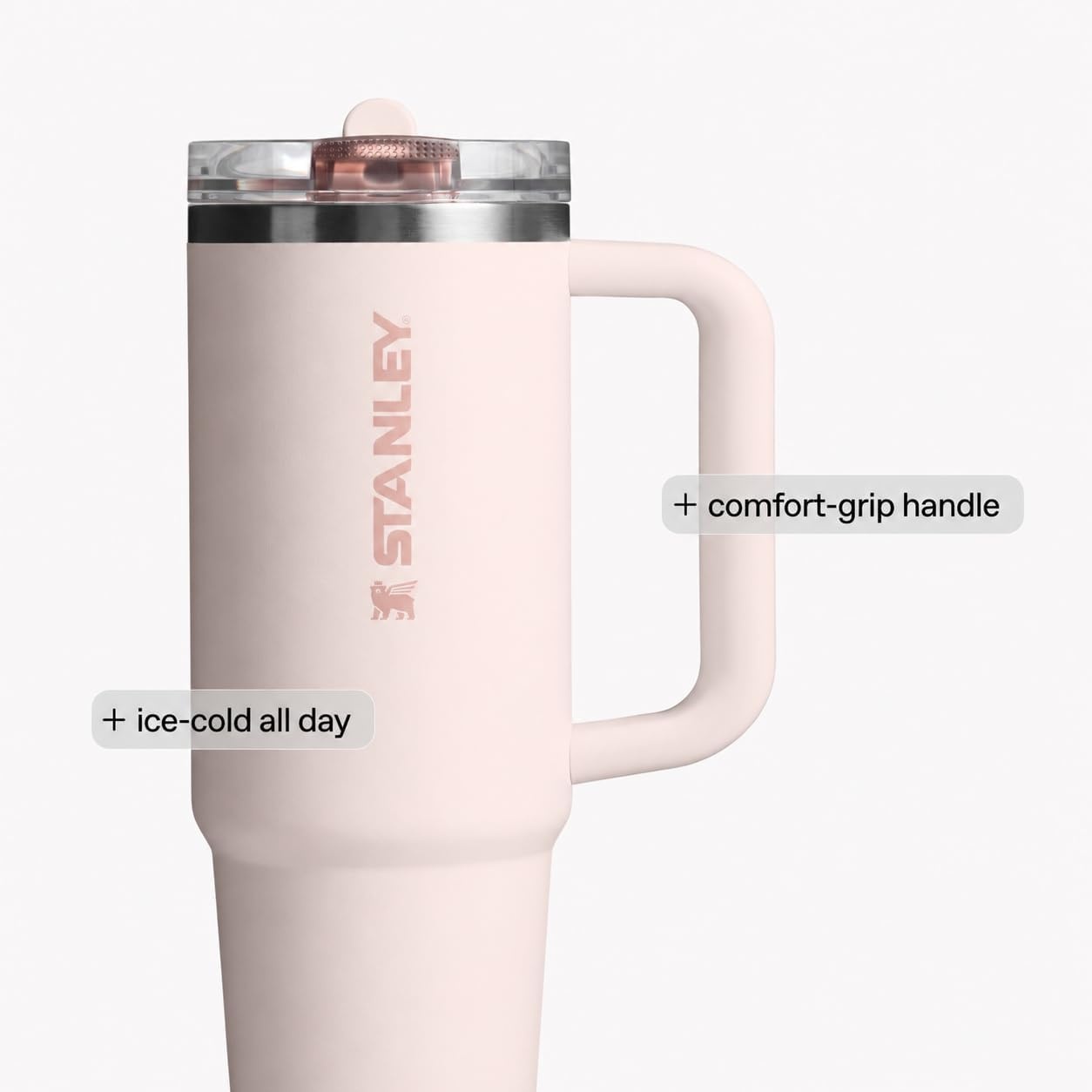 image:imageSTANLEY Quencher ProTour Flipstraw Tumbler 30 oz Multi InterfusionRose Quartz