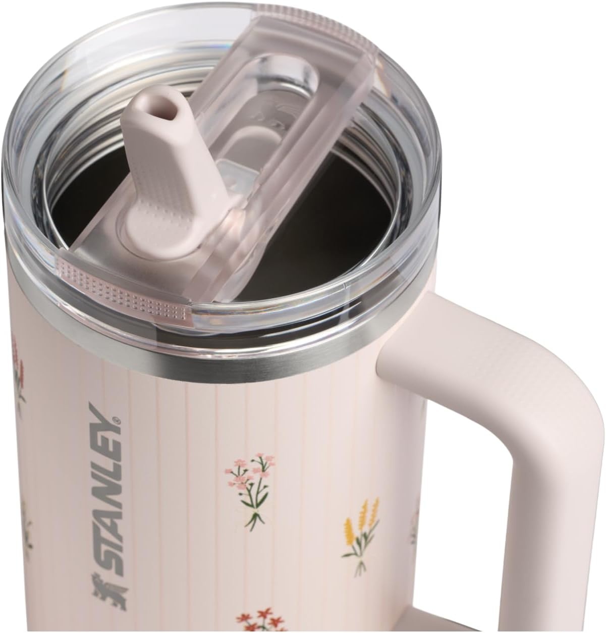 image:imageSTANLEY Quencher ProTour Flipstraw Tumbler 30 oz Multi InterfusionRose Quartz Bouquets