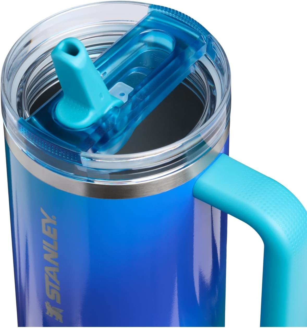 image:imageSTANLEY Quencher ProTour Flipstraw Tumbler 30 oz Multi InterfusionSea Glass Aura