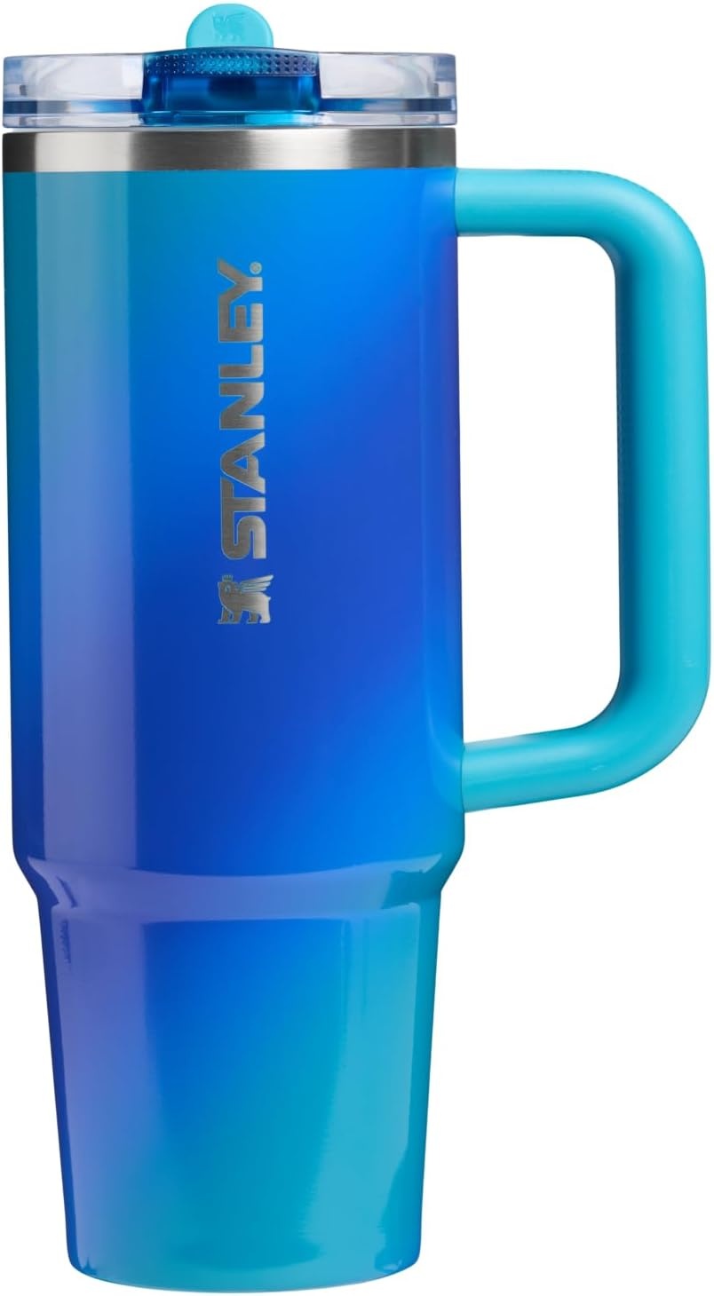 image:imageSTANLEY Quencher ProTour Flipstraw Tumbler 30 oz Multi InterfusionSea Glass Aura