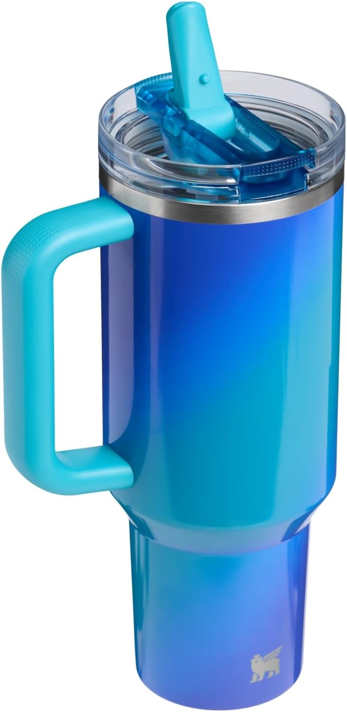 image:imageSTANLEY Quencher ProTour Flipstraw Tumbler 30 oz Multi InterfusionSea Glass Aura