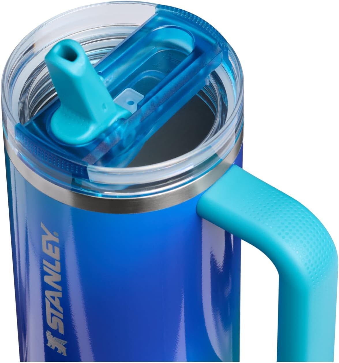 image:imageSTANLEY Quencher ProTour Flipstraw Tumbler 30 oz Multi InterfusionSea Glass Aura