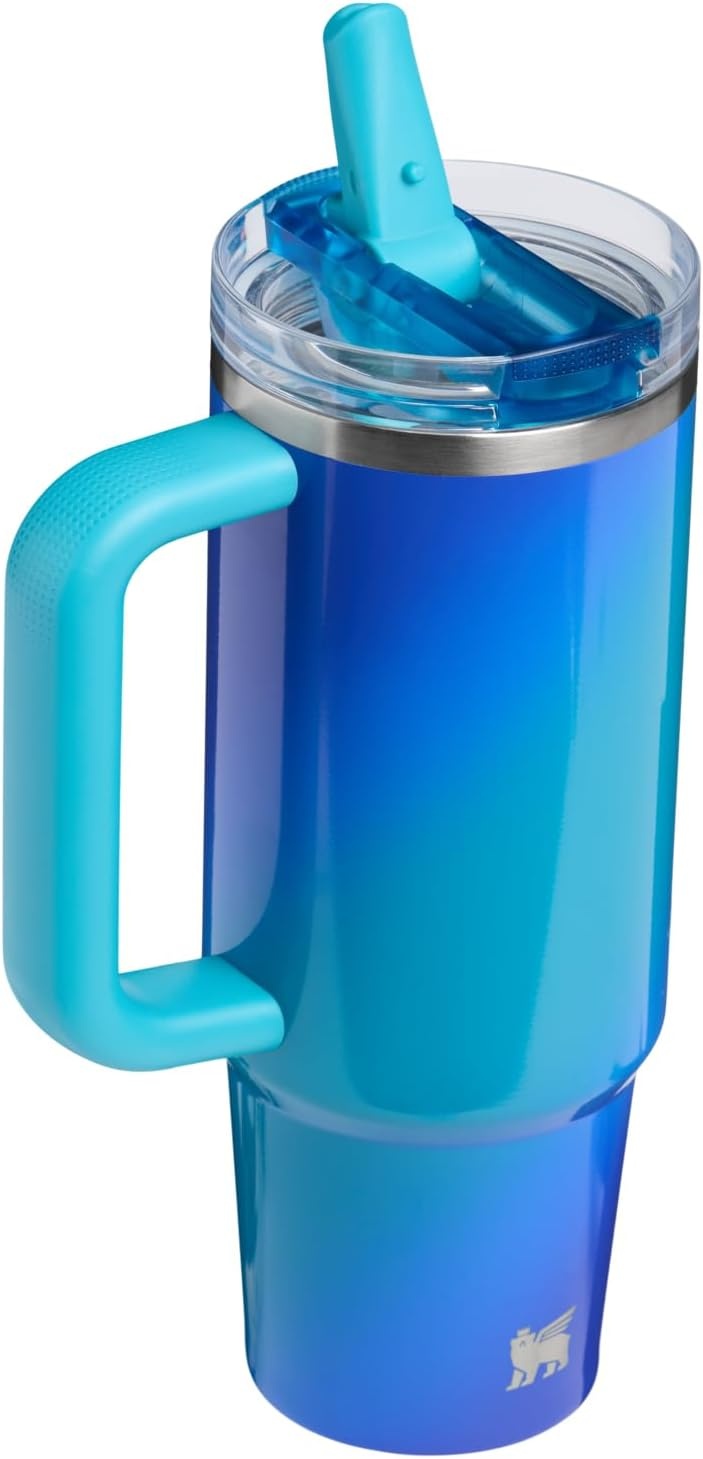 image:imageSTANLEY Quencher ProTour Flipstraw Tumbler 30 oz Multi InterfusionSea Glass Aura