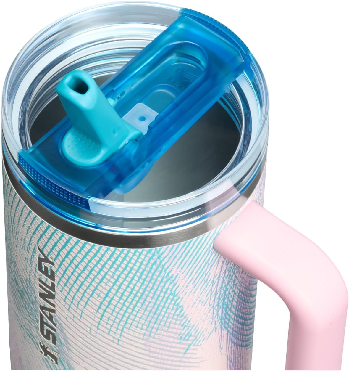 image:imageSTANLEY Quencher ProTour Flipstraw Tumbler 30 oz Multi InterfusionSea Glass Plume