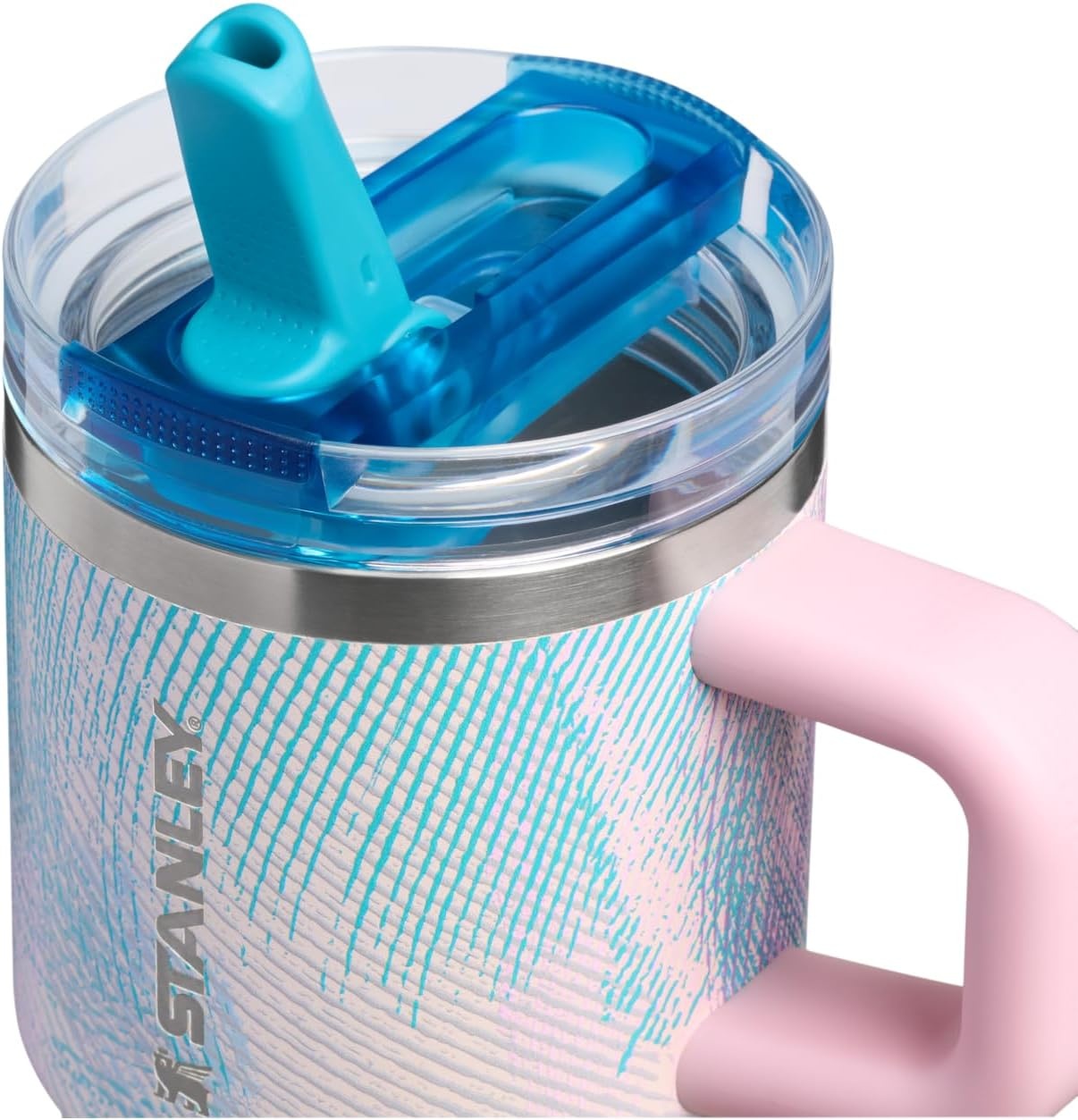 image:imageSTANLEY Quencher ProTour Flipstraw Tumbler 30 oz Multi InterfusionSea Glass Plume