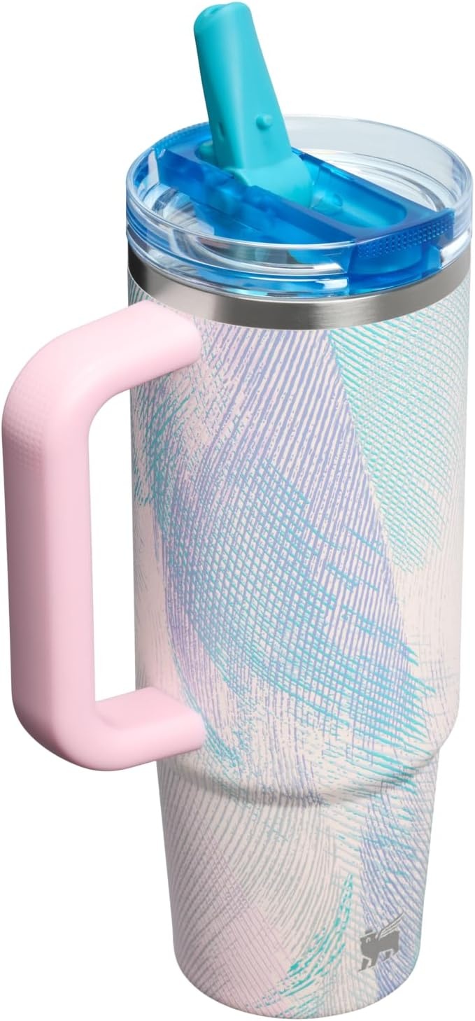 image:imageSTANLEY Quencher ProTour Flipstraw Tumbler 30 oz Multi InterfusionSea Glass Plume