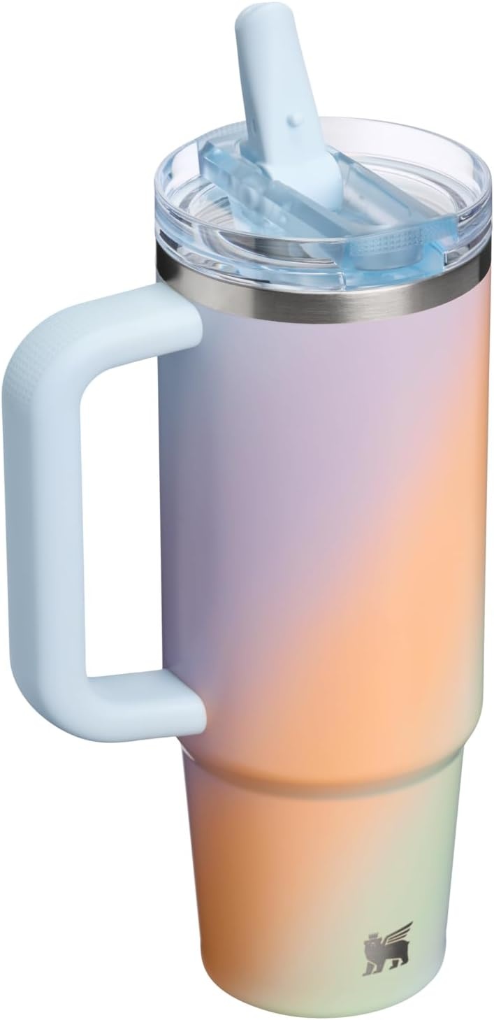 image:imageSTANLEY Quencher ProTour Flipstraw Tumbler 30 oz Multi InterfusionSunrise Spiral