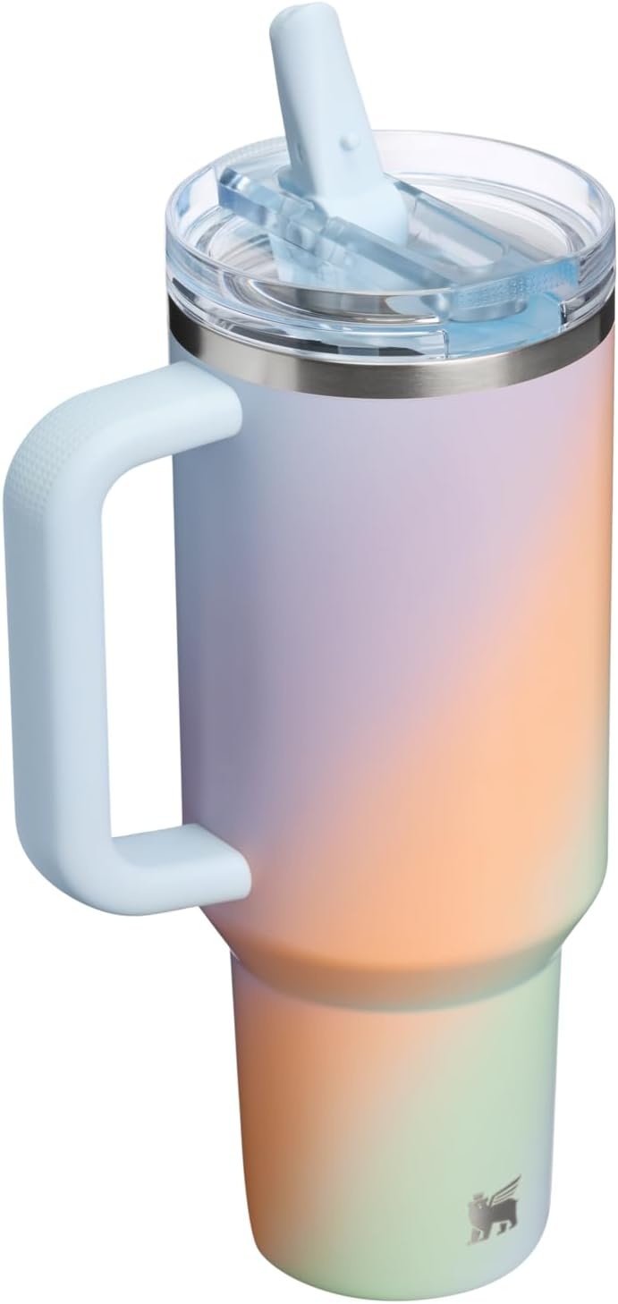 image:imageSTANLEY Quencher ProTour Flipstraw Tumbler 30 oz Multi InterfusionSunrise Spiral