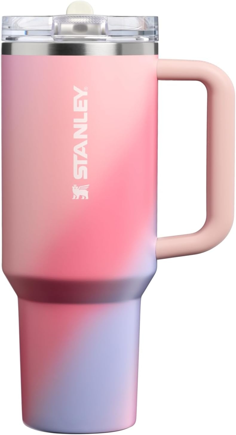 image:imageSTANLEY Quencher ProTour Flipstraw Tumbler 30 oz Multi InterfusionSunset Spiral