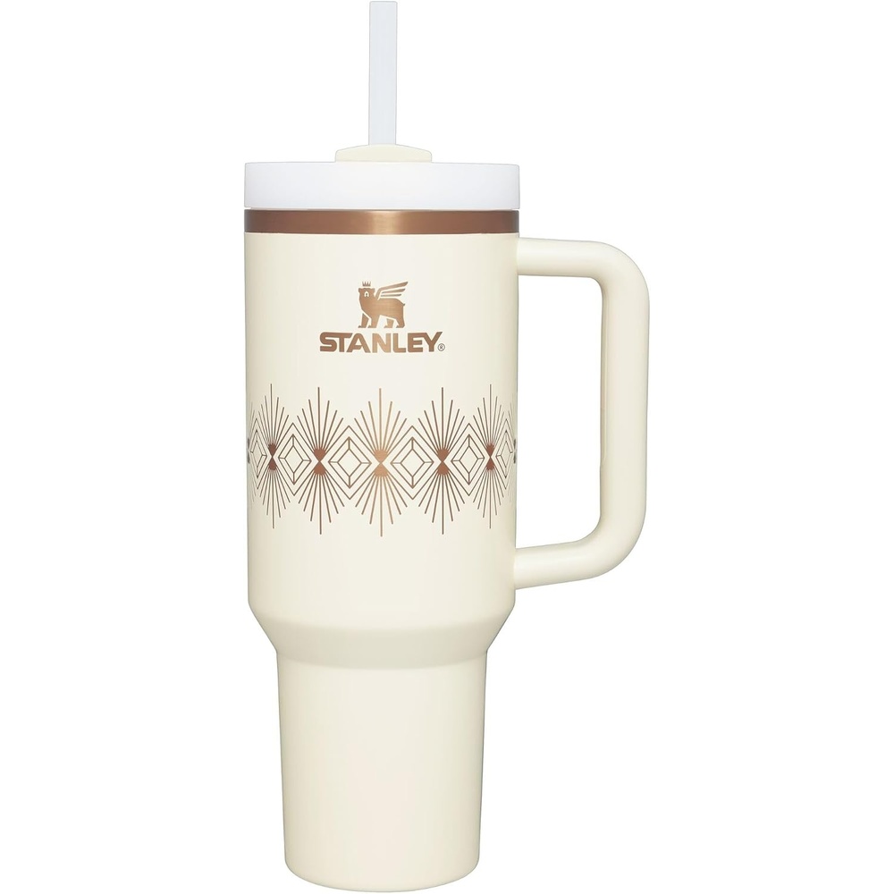 image:imageSTANLEY Quencher H20 Flow State Tumbler 20 oz Frost SprinkleCream Gloss Deco