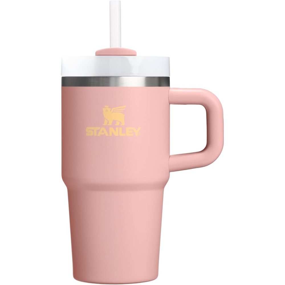 image:imageSTANLEY Quencher H20 Flow State Tumbler 20 oz Frost SprinklePeach Rose