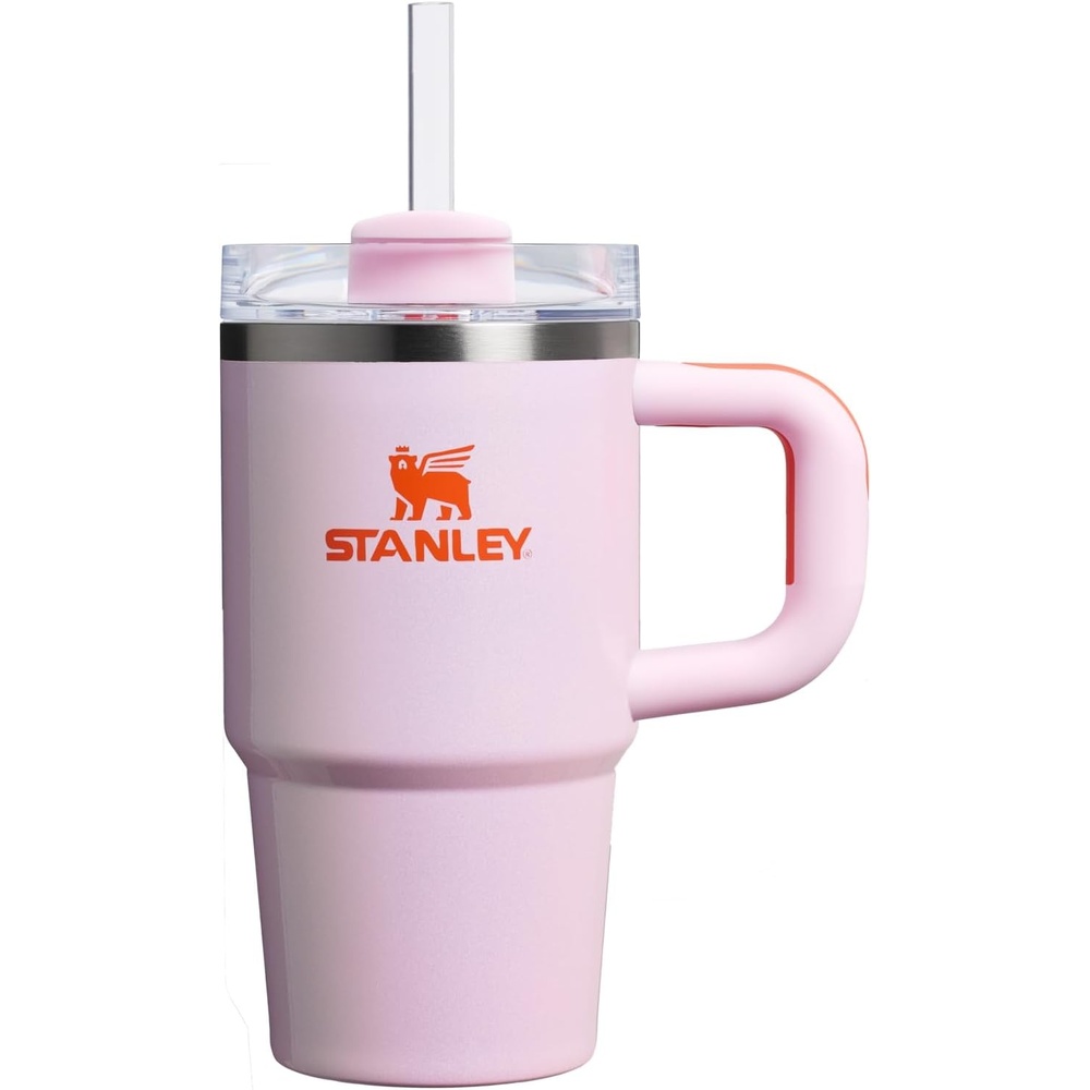 image:imageSTANLEY Quencher H20 Flow State Tumbler 20 oz Frost SprinkleRose Petal Shimmer