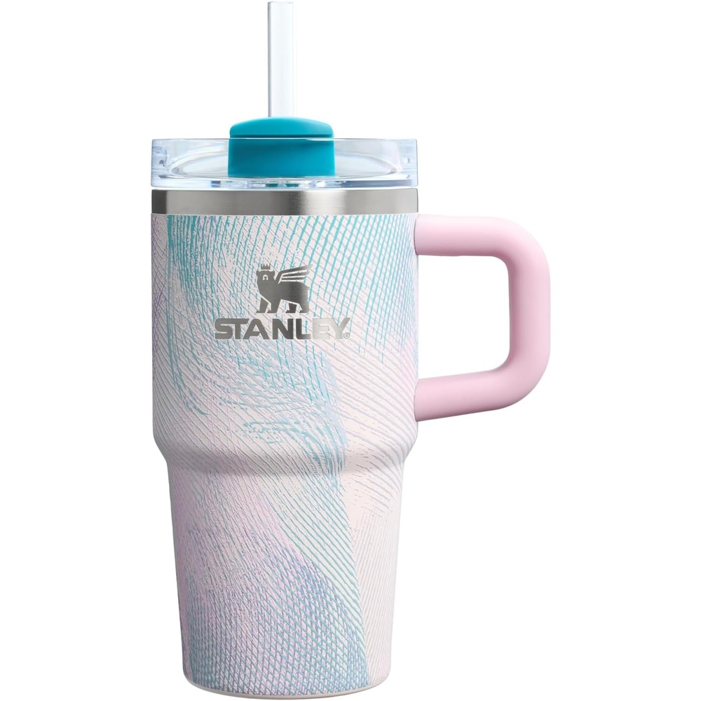 image:imageSTANLEY Quencher H20 Flow State Tumbler 20 oz Frost SprinkleSea Glass Plume