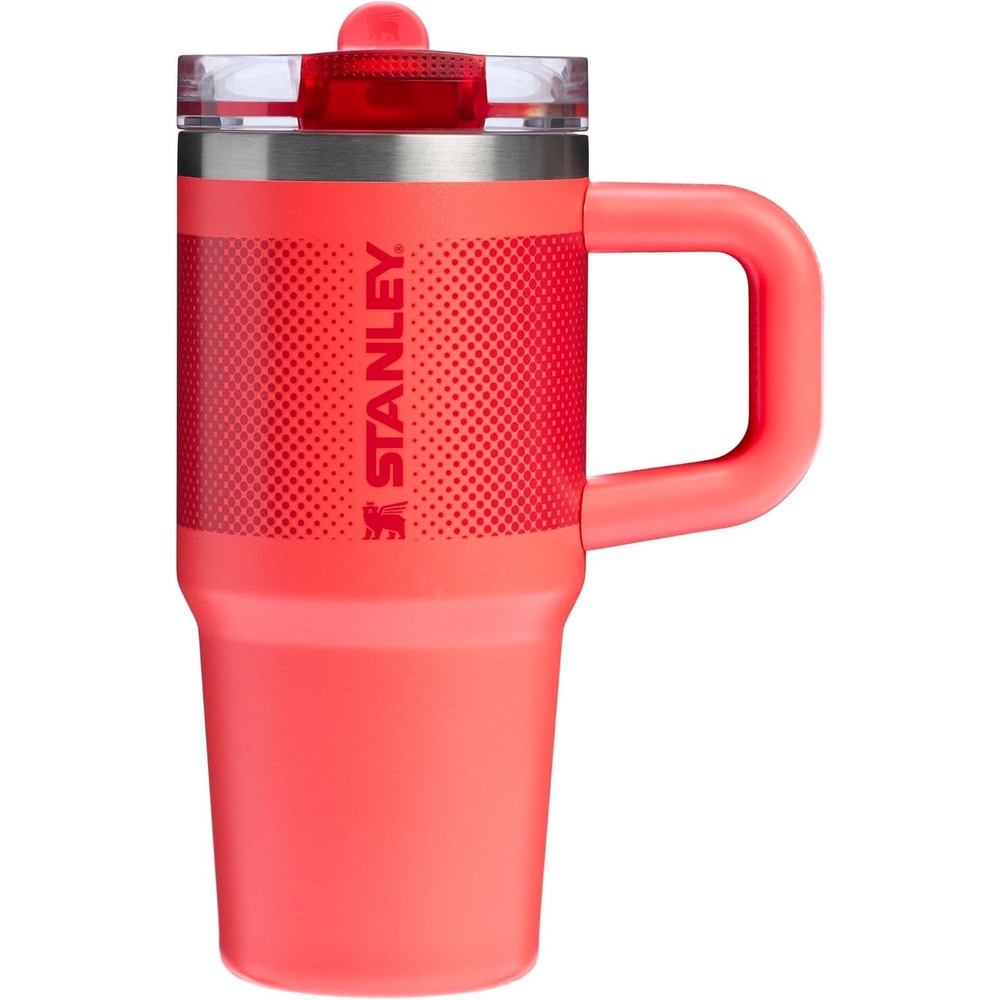 image:imageSTANLEY Quencher ProTour Flipstraw Tumbler 30 oz Multi InterfusionHot Coral Fade