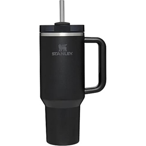 STANLEY Quencher H2.0 Flow State Tumbler, 20 oz, Frost Sprinkle(Black)