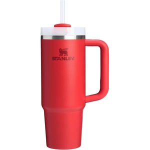 STANLEY Quencher H2.0 Flow State Tumbler, 20 oz, Frost Sprinkle(Chili Red)